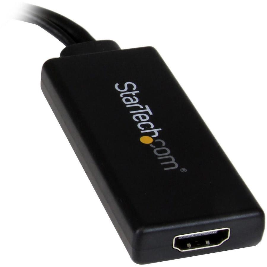 Startech.Com Vga To Hdmi Adapter With Usb Audio & Power  Portable Vga To Hdmi Converter  1080P