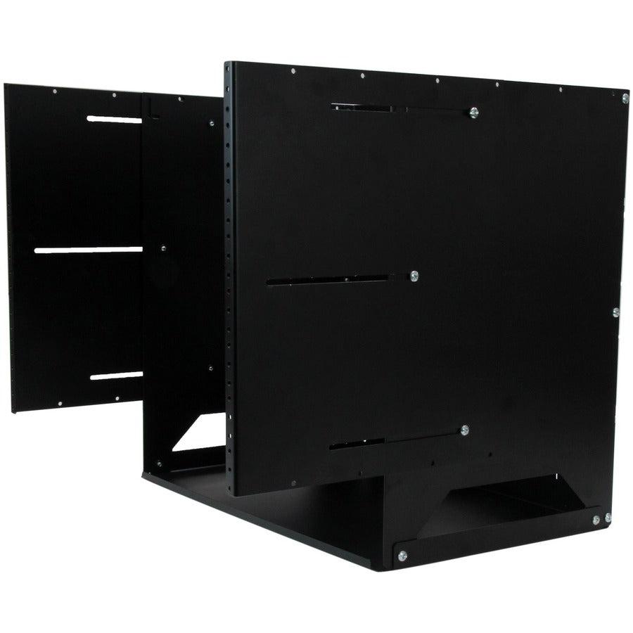 Startech.Com Wall-Mount Server Rack With Built-In Shelf - Solid Steel - 8U