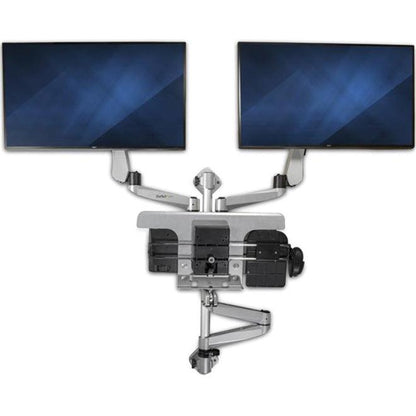 Startech.Com Wall Mount Workstation - Articulating Standing Desk With Ergonomic Height Adjustable