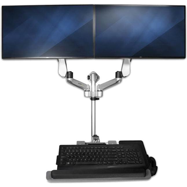 Startech.Com Wall Mount Workstation - Articulating Standing Desk With Ergonomic Height Adjustable
