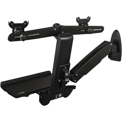 Startech.Com Wall-Mounted Sit-Stand Desk Workstation - Dual Monitor