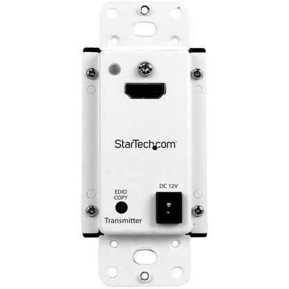 Startech.Com Wall Plate Hdmi Over Cat5 Extender With Power Over Cable  1080P  165Ft (50M)