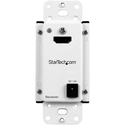 Startech.Com Wall Plate Hdmi Over Cat5 Extender With Power Over Cable  1080P  165Ft (50M)