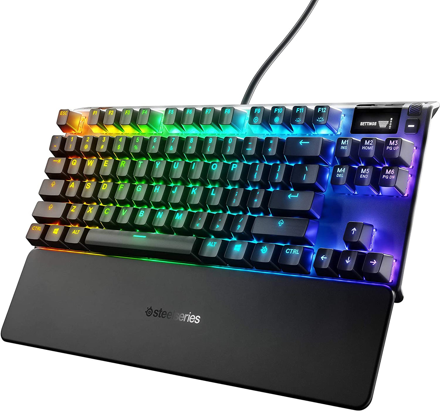 Steelseries Apex 7 Tkl Compact Mechanical Gaming Keyboard – Oled Smart Display – Usb