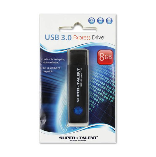 Super Talent 8Gb Express St1-2 Usb 3.0 Flash Drive