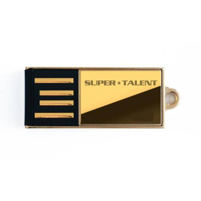 Super Talent Pico-C 32Gb Gold Limited Edition Usb 2.0 Flash Drive