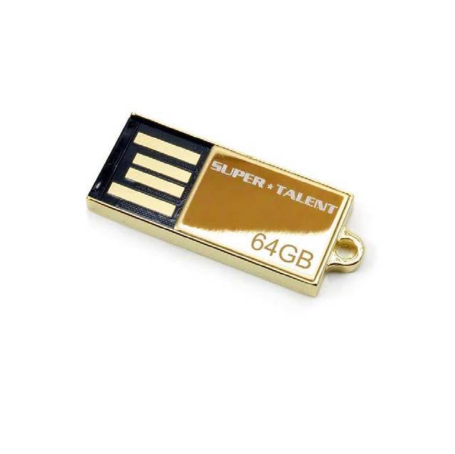 Super Talent Pico-C 64Gb Gold Edition Usb 2.0 Flash Drive