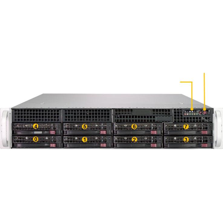 Supermicro A+ Server 2013S-C0R Intel Soc Socket Sp3 Rack (2U) Black