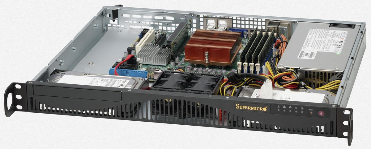 Supermicro Computer Cases Supermicro Cse-512F-350B Computer Case Rack Black 350 W