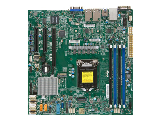 Supermicro Mbd-H12Ssl-Nt-O Socket Sp3/ Single Amd Epyc 7002/ Ddr4/ Sata3&Usb3.0/ M.2/ Atx Server Motherboard, Retail
