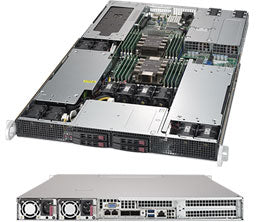 Supermicro Sys-1029Gp-Tr Server Barebone Intel® C621 Lga 3647 (Socket P) Rack (1U) Black