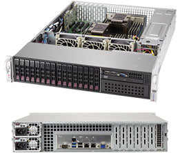 Supermicro Sys-2029P-C1R Server Barebone Intel® C621 Lga 3647 (Socket P) Rack (2U) Black