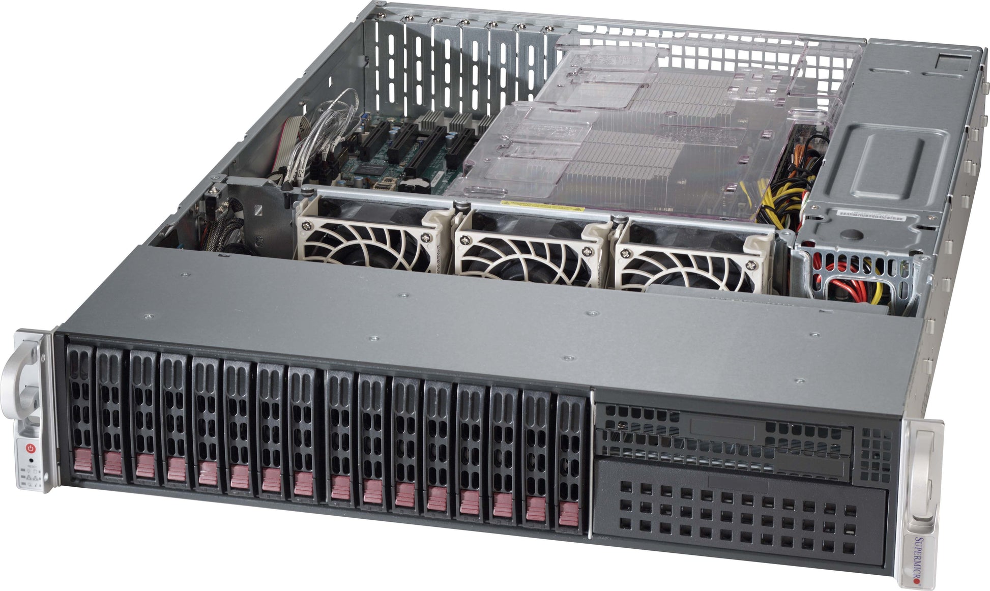 Supermicro Superchassis 213Ac-R1K23Lpb Rack Black 1200 W