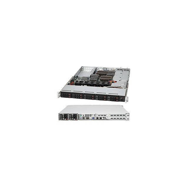 Supermicro Superchassis Cse-116Tq-R700Cb 700W/750W 1U Rackmount Server Chassis (Black)