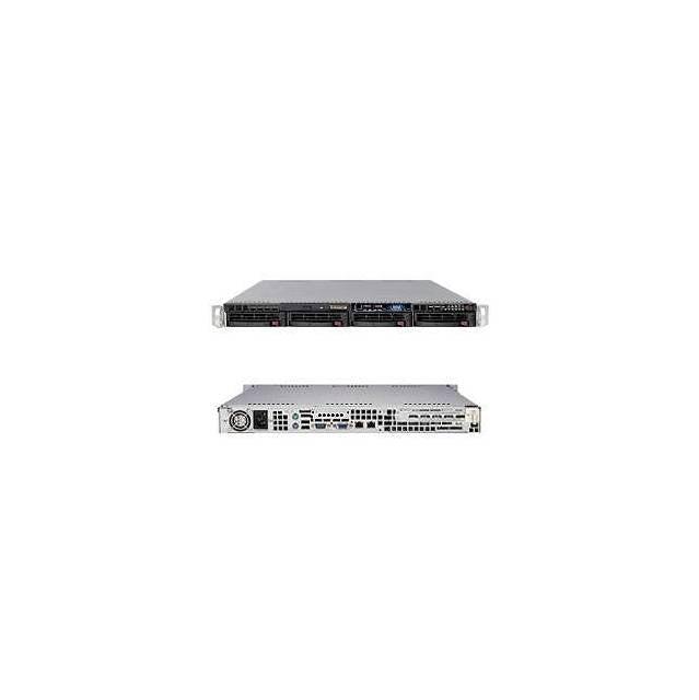 Supermicro Superserver Sys-5016I-Mthf Lga1156 350W 1U Rackmount Server Barebone System (Black)