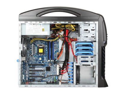 Supermicro Superworkstation Sys-5038Ad-T Lga1150 900W Mid-Tower Workstation Barebone System (Black)