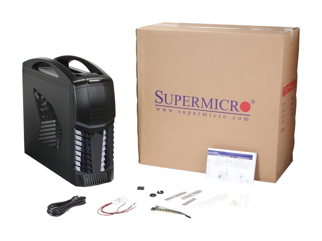 Supermicro Superworkstation Sys-5038Ad-T Lga1150 900W Mid-Tower Workstation Barebone System (Black)