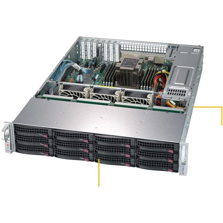 Supermicro Superchassis Cse-826Be1C-R802Lpb Server Case