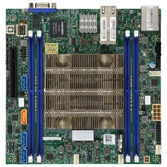 Supermicro X11Sdv-4C-Tln2F-B Intel Xeon D-2123It/ Ddr4/ Sata3&Usb3.0/ V&2Gbe/ Mini-Itx Motherboard & Cpu Combo