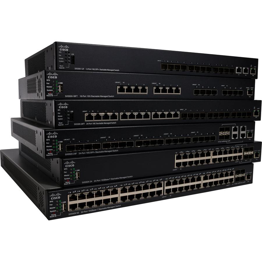 Sx550X-52 52Port 10Gbase-T,Stackable Mngd Switch