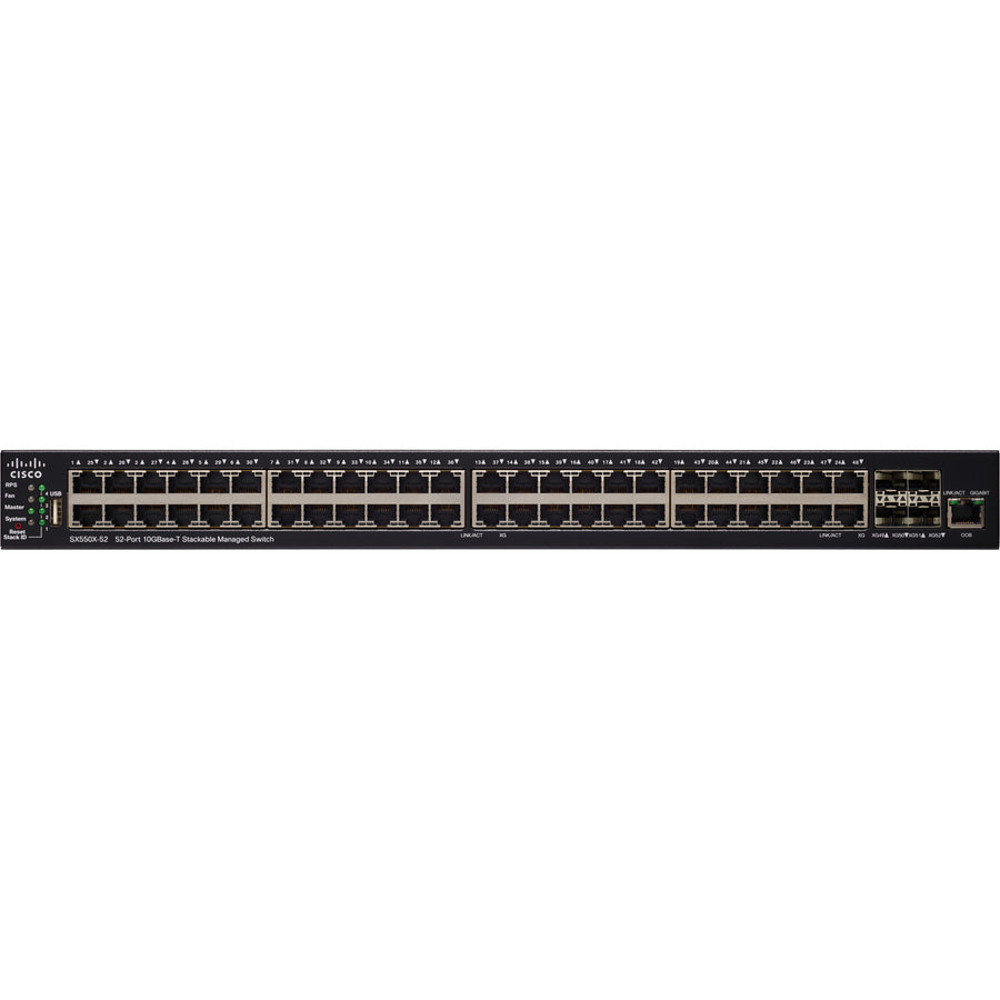 Sx550X-52 52Port 10Gbase-T,Stackable Mngd Switch