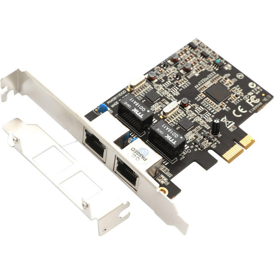 Syba Sy-Pex24028 Dual Port Gigabit Ethernet Network Pci-E Controller Card, W/ Low Profile Bracket