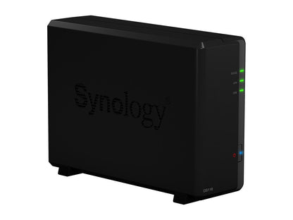 Synology Diskstation Ds118 1-Bay Desktop Nas For Home & Soho