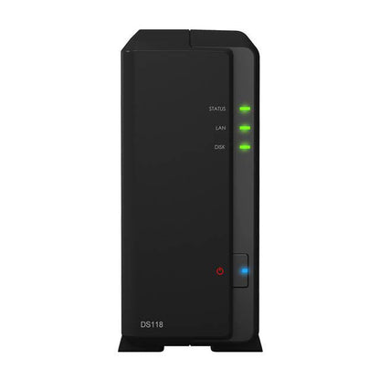 Synology Diskstation Ds118 1-Bay Desktop Nas For Home & Soho