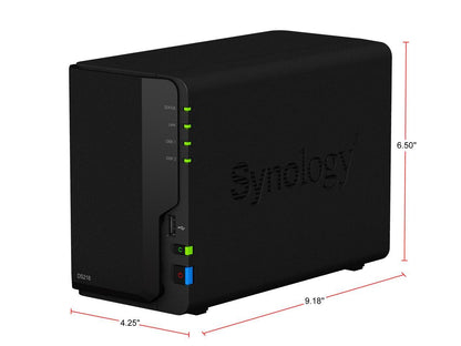 Synology Diskstation Ds218 2-Bay Desktop Nas For Home & Soho