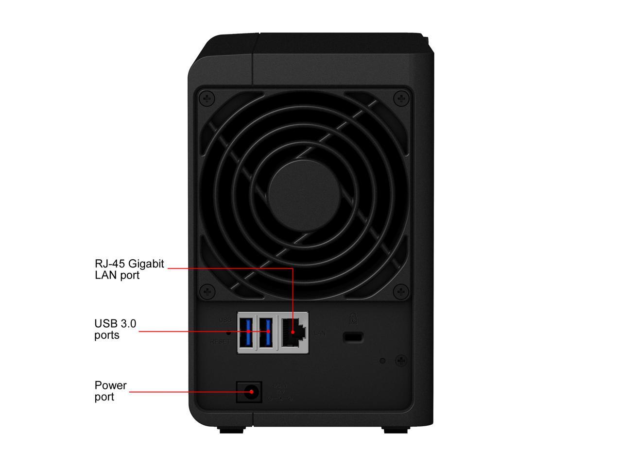 Synology Diskstation Ds218 2-Bay Desktop Nas For Home & Soho