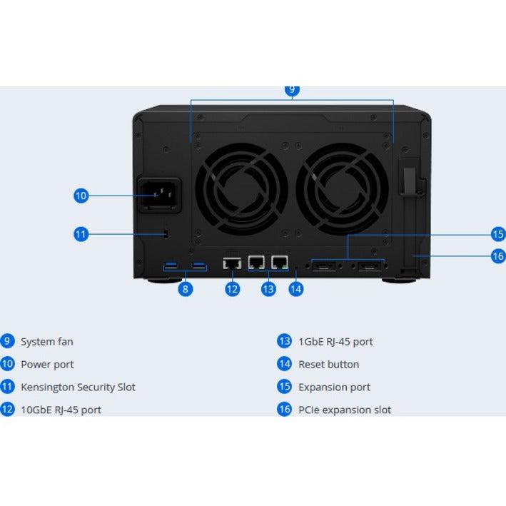 Synology Diskstation Ds1621Xs+ 6-Bay Desktop Nas For Smb