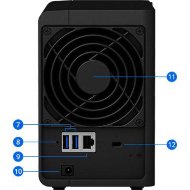 Synology Diskstation Ds218 2-Bay Desktop Nas For Home & Soho