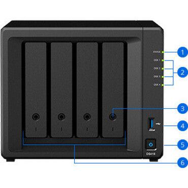 Synology Diskstation Ds418 4-Bay Desktop Nas For Home&Soho