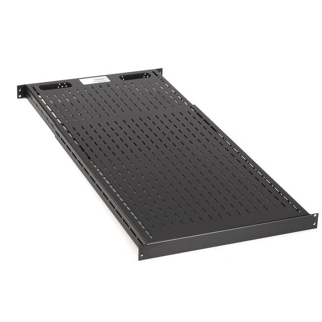 Telescoping 1U 19In Rackmount V,Ented Shelf 45.3D 4-Point