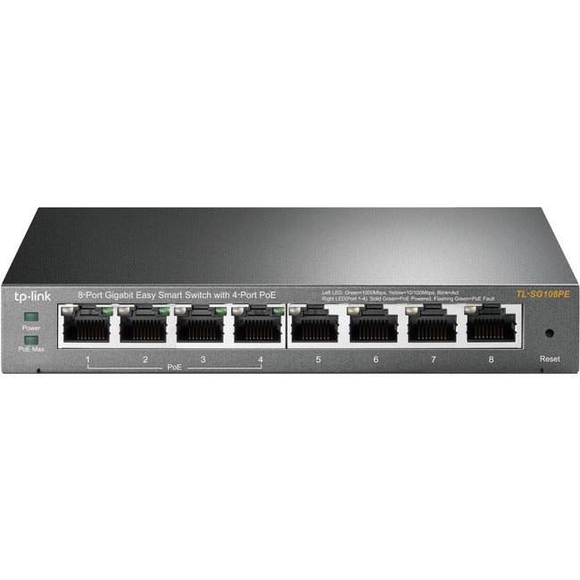 Tl-Sg108Pe 8Port 10/100/1000,4Port Poe Standalone Rj45