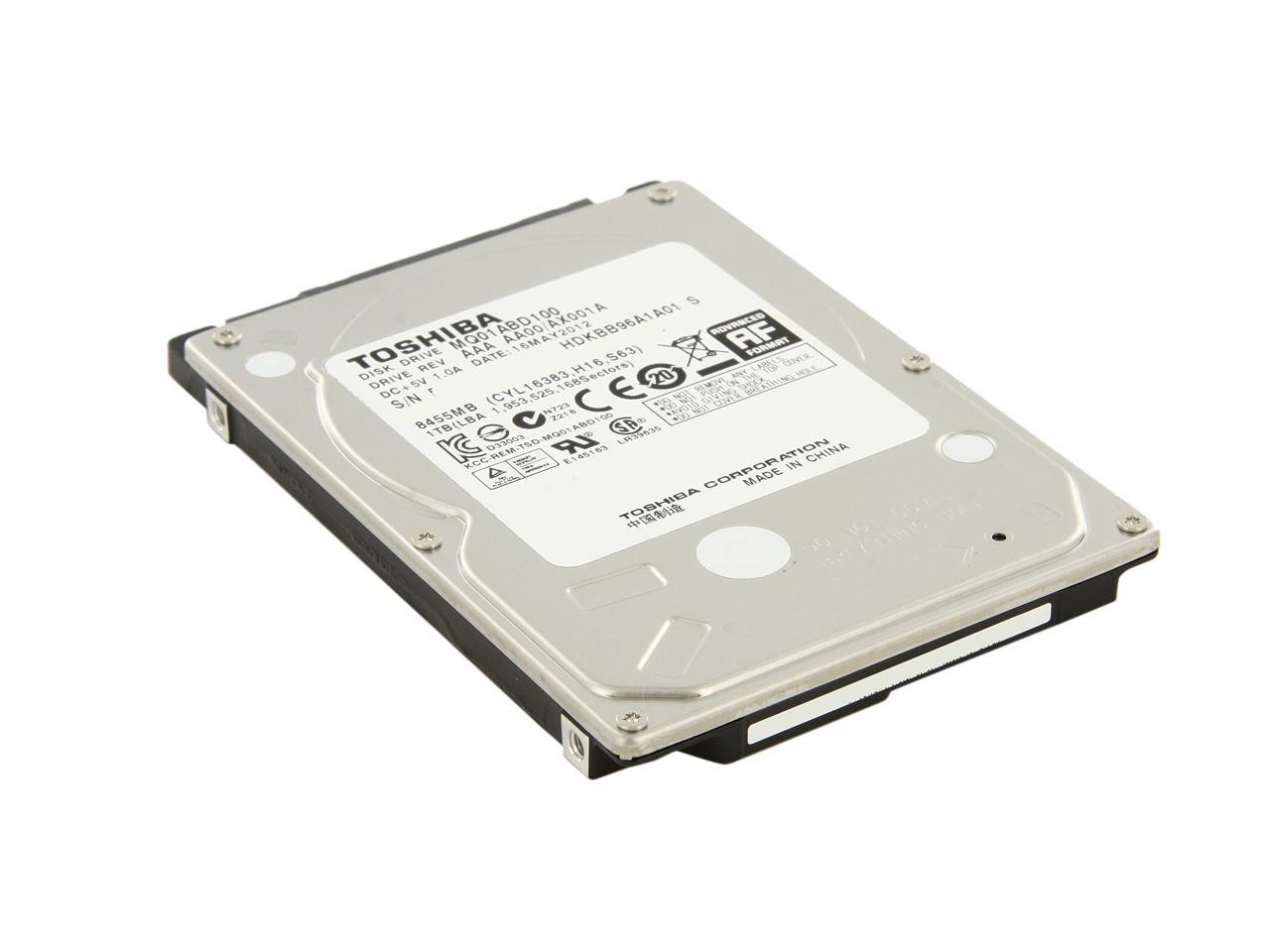 Toshiba MQ01ABD100H 1TB 5400RPM SATA3/SATA 6.0 GB/s 32MB Hard