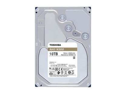 Toshiba N300 Hdwg11Axzsta 10Tb 7200 Rpm 256Mb Cache Sata 6.0Gb/S 3.5" Internal Hard Drive