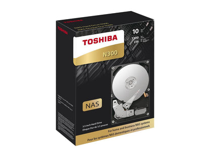 Toshiba N300 Hdwg11Axzsta 10Tb 7200 Rpm 256Mb Cache Sata 6.0Gb/S 3.5" Internal Hard Drive