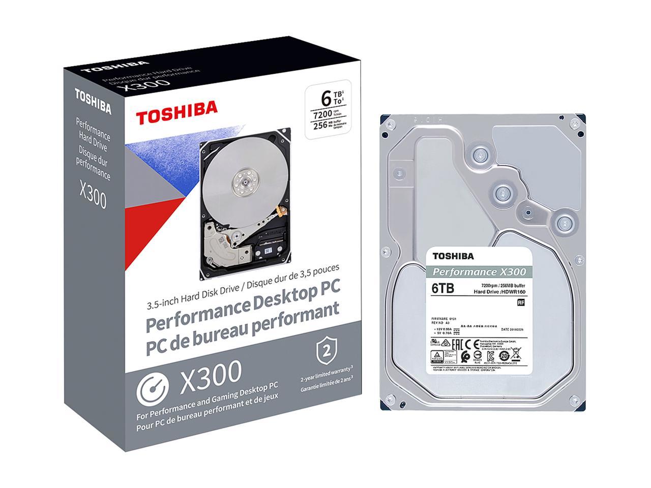 Toshiba X300 Hdwr160Xzsta 6Tb 7200 Rpm 256Mb Cache Sata – TeciSoft