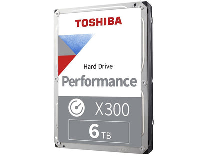 Toshiba X300 Hdwr160Xzsta 6Tb 7200 Rpm 256Mb Cache Sata 6.0Gb/S 3.5" Desktop Internal Hard Drive Retail Packaging