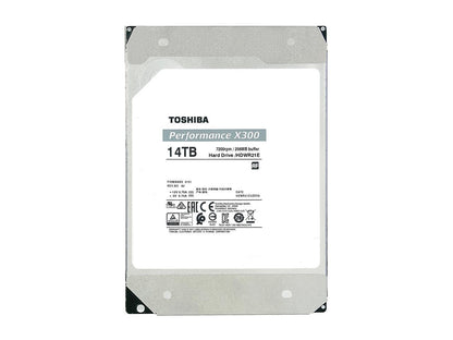 Toshiba X300 Hdwr21Exzsta 14Tb 7200 Rpm 256Mb Cache Sata 6.0Gb/S 3.5" Internal Hard Drive