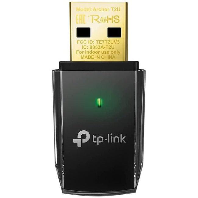 Tp-Link Archer T2U - 11Ac Usb Wifi Adapter - Dual Band 2.4G/5G Ac600 Wireless Network Card