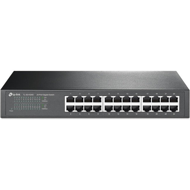 Tp-Link Tl-Sg1024D - 24-Port Gigabit Ethernet Unmanaged Switch - Limited Lifetime Warranty