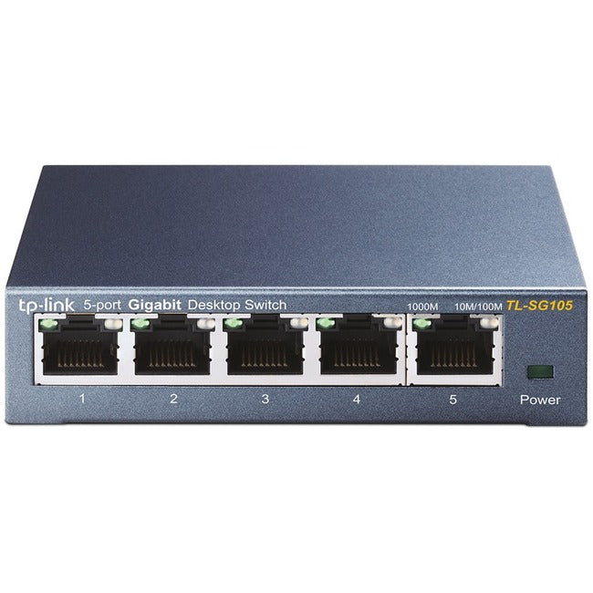 Tp-Link Tl-Sg105 - 5 Port Gigabit Unmanaged Ethernet Network Switch - Limited Lifetime Protection