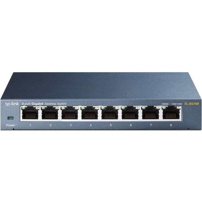 Tp-Link Tl-Sg108 - 8 Port Gigabit Unmanaged Ethernet Network Switch - Limited Lifetime Protection