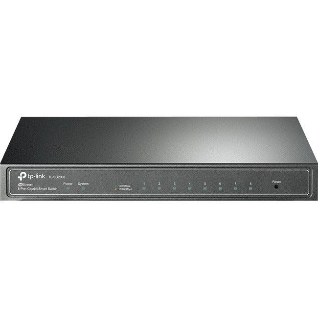 Tp-Link Tl-Sg2008 - 8-Port Gigabit Smart Managed Switch - Limited Lifetime Protection