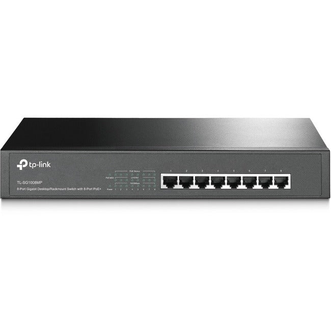 Tp-Link Tl-Sg1008Mp - 8-Port Gigabit Poe Switch - Limited Lifetime Protection