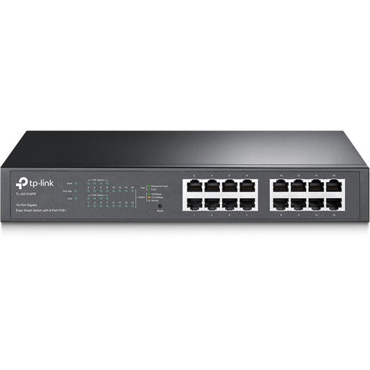 Tp-Link Tl-Sg1016Pe - 16-Port Gigabit Easy Smart Poe Switch With 8-Port Poe+ - Limited Lifetime Protection