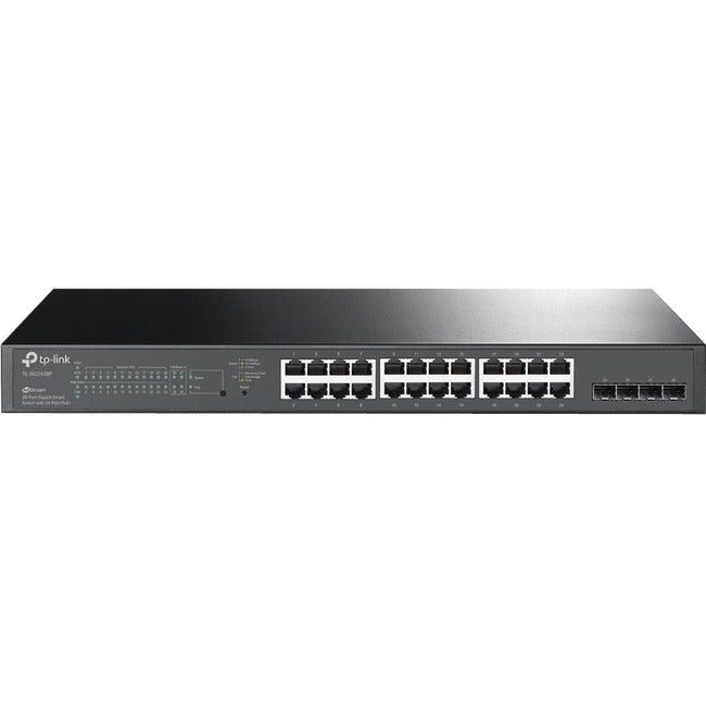 Tp-Link Tl-Sg2428P - Jetstream 28-Port Gigabit Smart Switch With 24-Port Poe+ - Limited Lifetime Protection