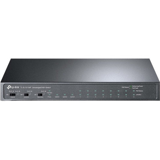 Tp-Link Tl-Sl1311Mp - 8-Port 10/100Mbps Fast Ethernet Poe Switch - Limited Lifetime Warranty